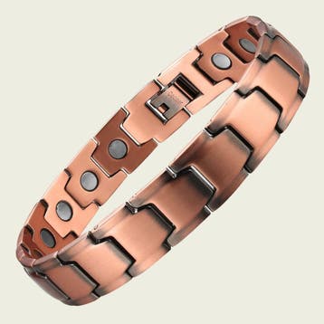 Luxe gezondheidsarmband magnetisch koper – 1,2 cm, Sieraden, Tassen en Uiterlijk, Armbanden, Ophalen of Verzenden, Nieuw