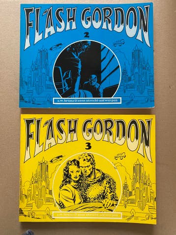 Flash Gordon deel 2 en 3 - Bruna 1972-1973 - in nieuwstaat, Meerdere comics, Verzenden, Zo goed als nieuw, Amerika