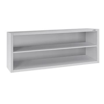 GGM Gastro | RVS wandkast ECO - 1800x400x650mm - open |, Verzenden, Nieuw in verpakking, RVS Meubilair