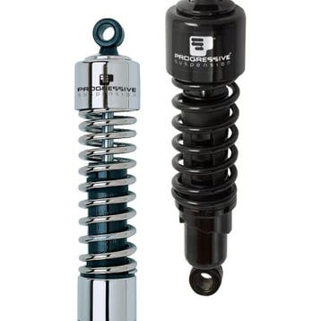 Progressive Harley-Davidson 412 Series Shocks 11.0in - Black, Ophalen of Verzenden