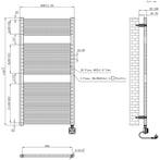 Wiesbaden Elara Elektrische Radiator - Smart WiFi -, Doe-het-zelf en Verbouw, Ophalen of Verzenden, Nieuw