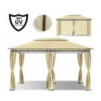 Paviljoen 4 x 3 Haines Beige, Tuin en Terras, Partytenten, Ophalen of Verzenden, Nieuw