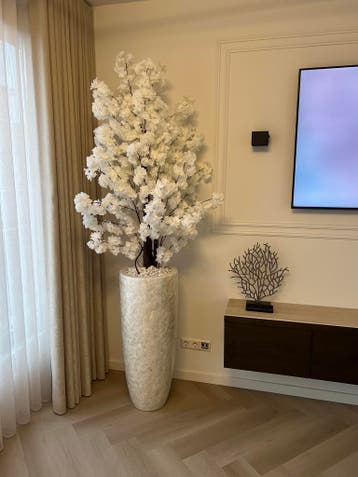Luxe Hoge Design Vazen 90 CM | Wit Zilver Zwart Goud Beige, Huis en Inrichting, Nieuw