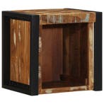 vidaXL Nachtkastje 40x35x40 cm massief gerecycled hout, Huis en Inrichting, Slaapkamer | Nachtkastjes, Verzenden, Nieuw, Hout