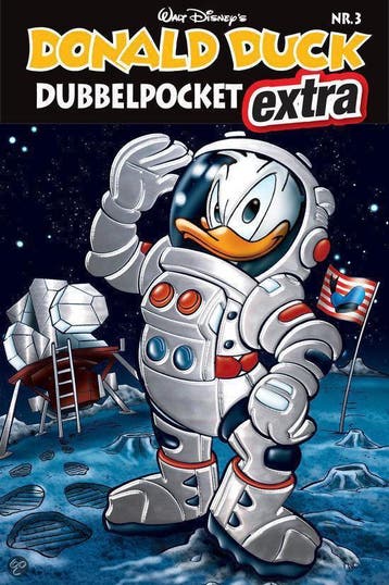 Boek Donald Duck Dubbelpocket Extra 3 - De ruimte in 9789085, Boeken, Verzenden, Zo goed als nieuw