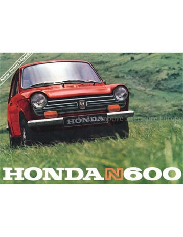 1967 HONDA N600 BROCHURE ENGELS, Nieuw, Honda, Author