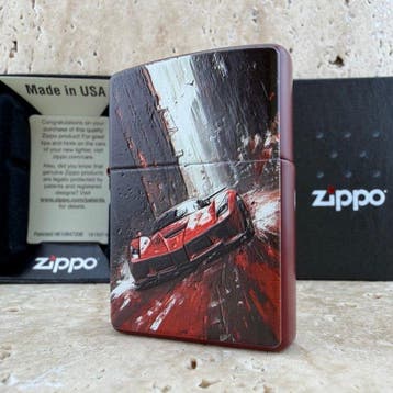 Zippo - Ferrari Art - Zonder minimumprijs - Zakaansteker -, Nieuw
