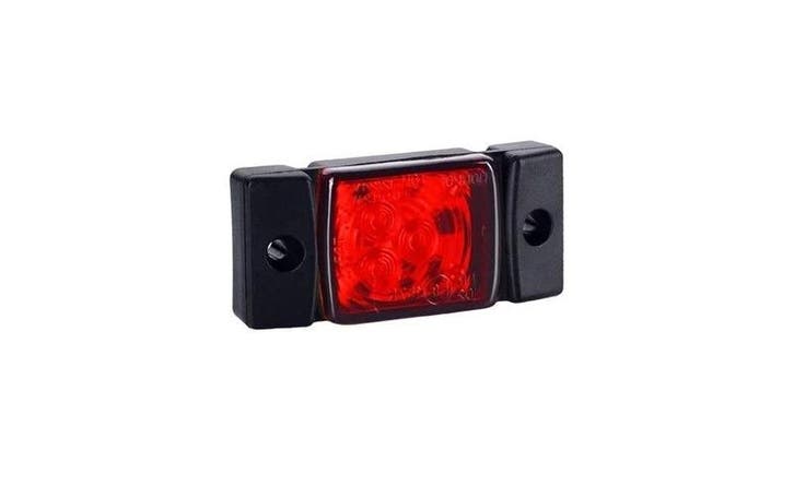 LED markeringslicht rood | 12-24v | 50cm. kabel | MV-4140R, Auto-onderdelen, Verlichting, Ophalen of Verzenden