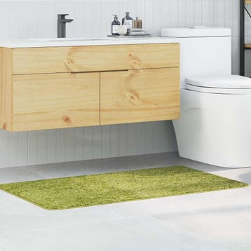 vidaXL Antislip Badmat Groen 70 x 120 cm PP, Verzenden, Nieuw, Groen