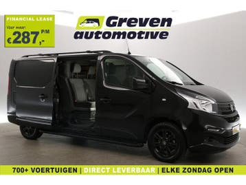 Fiat Talento 2.0 MultiJet 145PK L2H1 | Dubbele Cabine |, Euro 6, Zwart, Nieuw, Lease