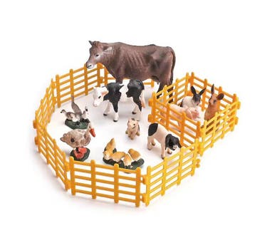 Set van 10 Miniatuur Boerderij Hekken voor Modelbouw, Verzenden