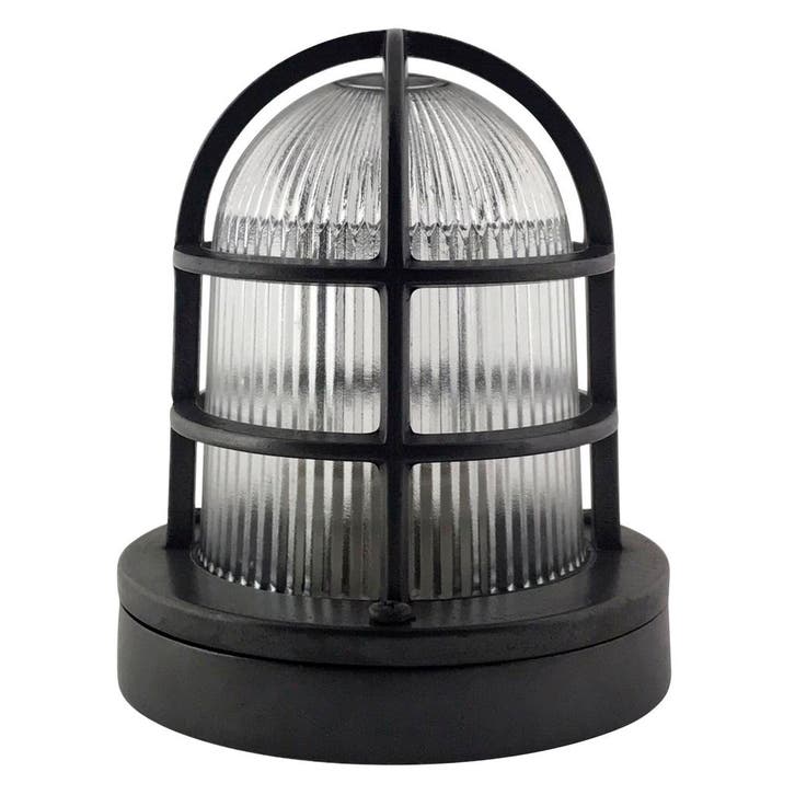 Gibraltar Scheepslamp Zwart Brons Buitenverlichting, Tuin en Terras, Buitenverlichting, 50 tot 250 watt, Nieuw, Overige materialen