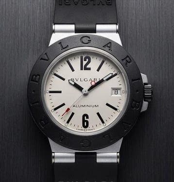 Bvlgari - Aluminium 38 mm - Zonder minimumprijs - AL 38 TA -, Sieraden, Tassen en Uiterlijk, Nieuw
