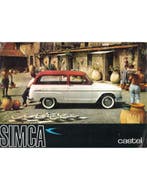 1963 SIMCA ARONDE P60 CASTEL BROCHURE NEDERLANDS, Nieuw, Author