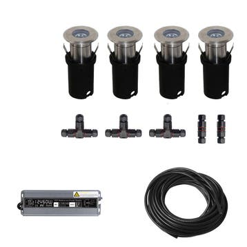 4x LED inbouw spot - 12V - 5 watt - 61mm - complete set, Ophalen of Verzenden, Nieuw
