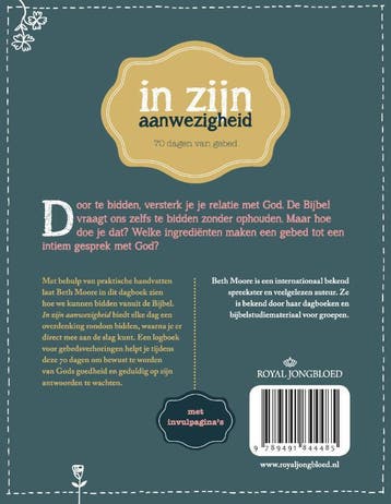In zijn aanwezigheid 9789491844485 Beth Moore, Boeken, Verzenden, Gelezen, Beth Moore