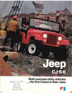 1974 JEEP CJ-5 | CJ-6 BROCHURE ENGELS, Nieuw, Author