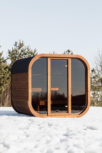 Cube sauna 2M | MOET NU WEG | van €8.400,- voor €6.995,-, Sport en Fitness, Nieuw, Fins of Traditioneel, Complete sauna