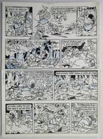 Paul Geerts - 1 Original page - Suske en Wiske - De vinnige, Boeken, Stripboeken, Nieuw
