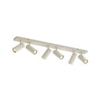 Moderne plafondlamp beige 100cm 6-lichts verstelbaar - Renna, Verzenden, Nieuw, Modern