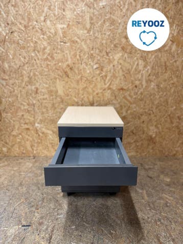 Ahrend Ladeblok - antracietgrijs - 56x43x60cm - 3 laden...., Nieuw in verpakking