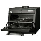 Houtskooloven-BBQ, GN 1/1 (60 Kg/h)/Zwart, Verzenden, Nieuw in verpakking
