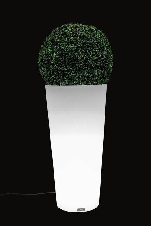 Bloempot 80cm Hoog Wit | Premium | OP=OP, Tuin en Terras, Bloembakken en Plantenbakken, 60 cm of meer, 60 tot 100 cm, Overige vormen
