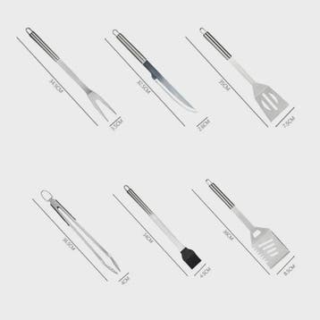 Complete Barbecue Set RVS - 15 Delig BBQ Gereedschap & Acces, Witgoed en Apparatuur, Gourmetstellen, Verzenden, Nieuw
