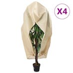 vidaXL Plantenhoezen met ritssluiting 4 st 70 g/m² 3,93x3 m, Verzenden, Nieuw