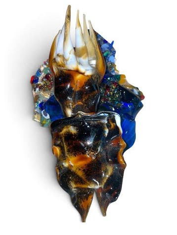 sculptuur, Squid - 9 cm - Glas