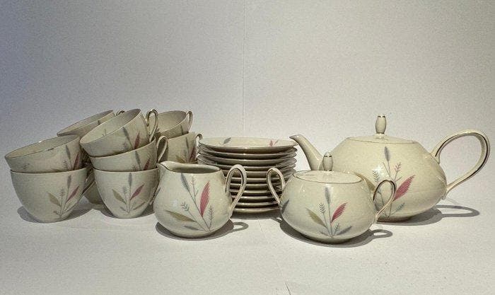 Eschenbach - Theekopjesset voor 10 personen (25) -, Antiek en Kunst, Antiek | Meubels | Tafels