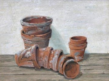 Jo Manders(1937-1995) - Potten., Antiek en Kunst, Kunst | Schilderijen | Klassiek