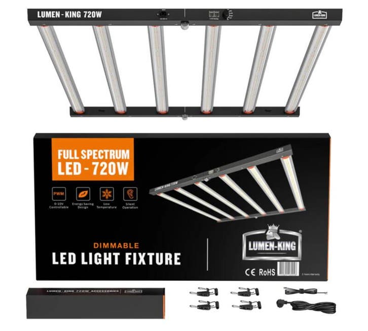 Lumen King 720W LED Grow Light Eco Line, Doe-het-zelf en Verbouw, Bouwverlichting, Verzenden