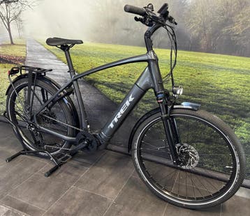 Trek Allant+ 7 Electrische Herenfiets - Bosch Middenmotor, Overige merken, Ophalen of Verzenden, Zo goed als nieuw, 50 km per accu of meer