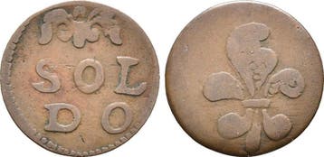 1 Soldo o J Italien Modena: Francesco di Este, 1737-1780:, Verzenden