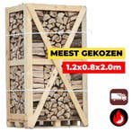 Prijzen gel. T/M 31 MEI. | 1.2x0.8x2m | Haardhout Incl. bez., Tuin en Terras, Haardhout, Minder dan 3 m³, Verzenden, Blokken