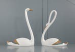 Beeld, Elegante Zwanen Set - 34.3 cm - Keramiek, Antiek en Kunst