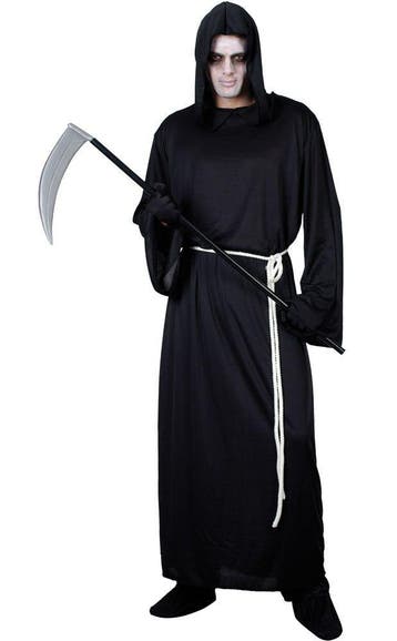 Grim reaper de dood kostuum, Hobby en Vrije tijd, Feestartikelen, Verzenden, Nieuw, Feestartikel