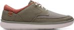 Clarks Cantal Low - maat 43 - Heren Sneakers - Olive Combi, Verzenden, Nieuw