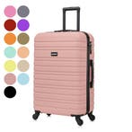BlockTravel Reiskoffer - 74 liter - M - TSA - ABS Rose goud, Sieraden, Tassen en Uiterlijk, Koffers, Wieltjes, Hard kunststof