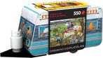 Camping Trailer Tin Puzzel (550 stukjes) | Eurographics -, Hobby en Vrije tijd, Denksport en Puzzels, Verzenden, Nieuw