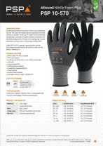 Werkhandschoenen PSP 10-570 Allround Nitrile Foam Plus, Tuin en Terras, Heren, Nieuw, Ophalen of Verzenden, Handschoenen