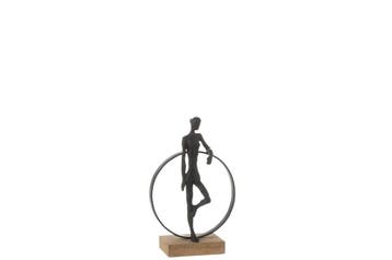 Man Against Ring Stand Hars/IJzer Zwart, Verzenden, Nieuw
