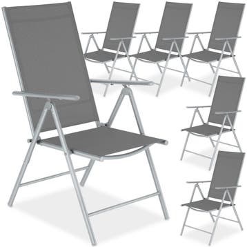 Opvouwbare tuinstoelen met verstelbare rugleuning, gaas, Verzenden, Nieuw
