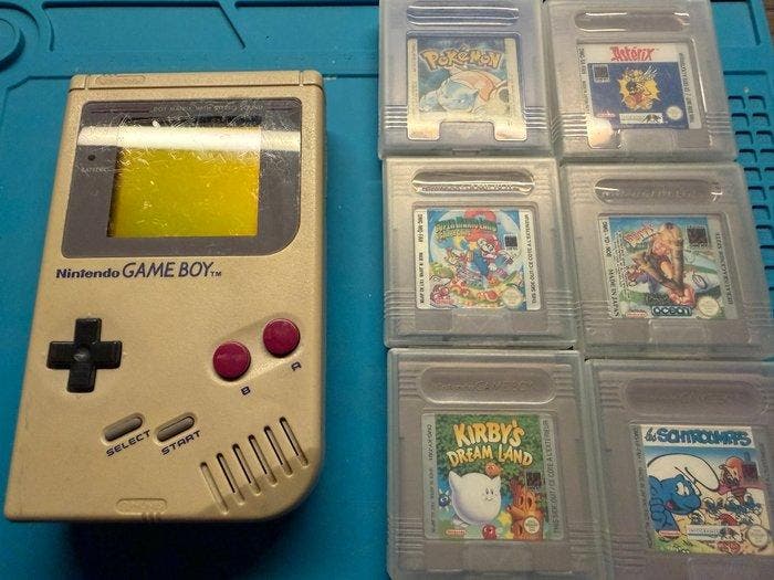 Nintendo - Gameboy Classic - Videogameconsole + games -, Spelcomputers en Games, Spelcomputers | Overige Accessoires