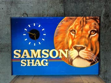 Samson Shag Advertentiefiguur - metaal en kunststof -