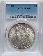 Verenigde Staten. Morgan Dollar 1885 - PCGS MS64