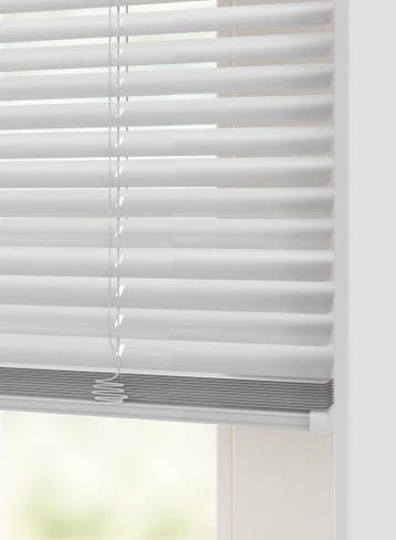 HEMA Jaloezie aluminium zijdeglans 25mm lichtgrijs, Verzenden, Nieuw