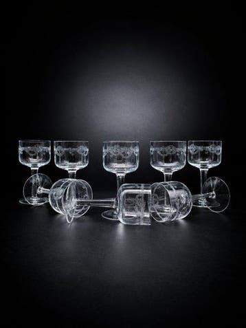Baccarat - Drinkset (8) - Beauharnais - Kristal - Witte wijn
