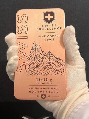 1 kilogram - Koper .999 - Swiss Excellence (Zonder